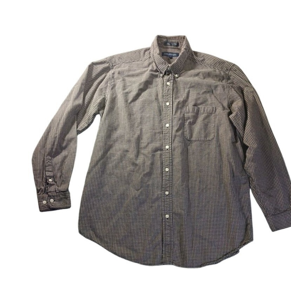 John Ashford Oxford Button Front Shirt XL‎ Tall Classic Fit Modern Prep Classic